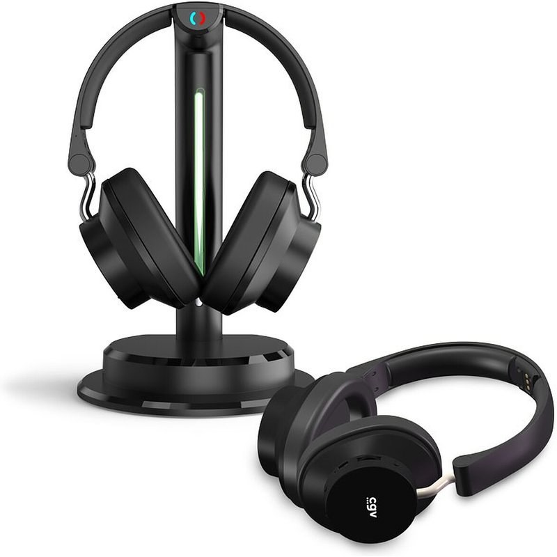 Casque TV Arceau circum-aural Cgv Prelude 3 Duo Noir