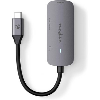 Nedis adaptateur Multi-Ports USB-C vers USB, USB-C et HDMI