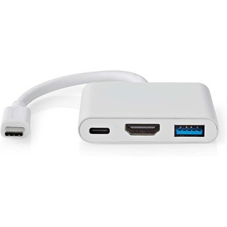 Nedis Hub USB-C vers USB, USB-C et HDMI
