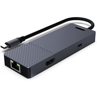 INOVU Station d'accueil USB-C 6 en 1 (HDMI/USB/Ethernet)