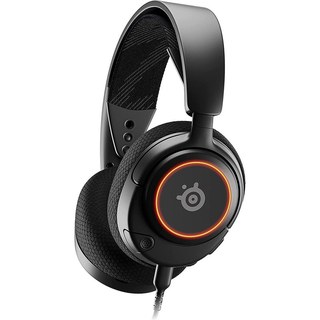 Casque- Micro Gaming filaire SteelSeries Arctis Nova 3 Noir et orange