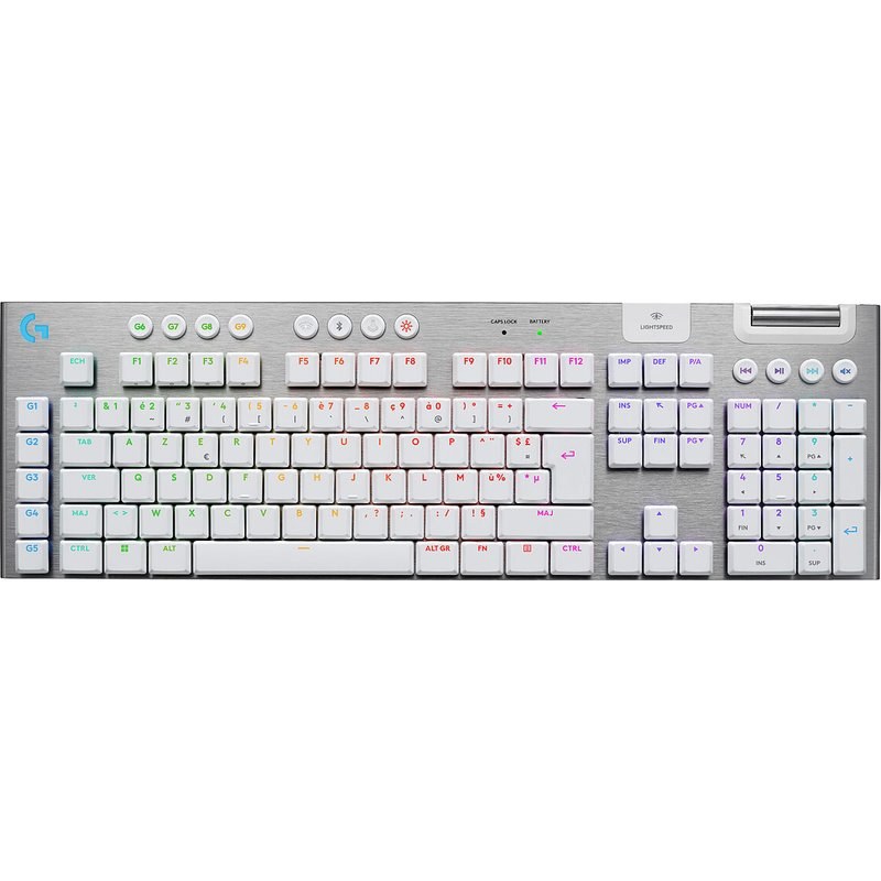 Logitech G G915X Lightspeed Blanc (Tactile Version)
