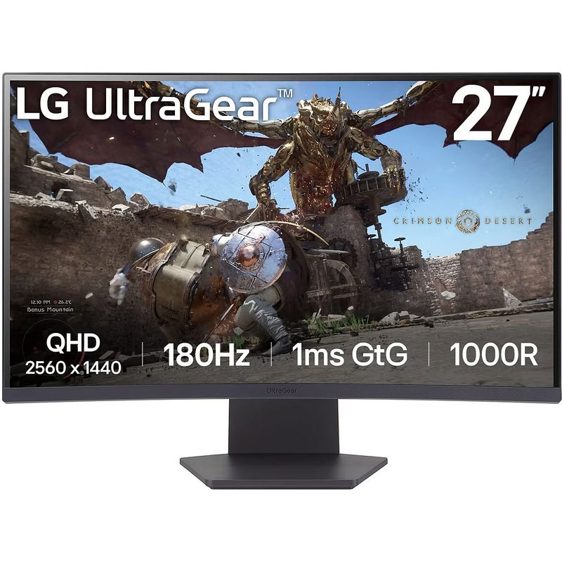 LG 27" LED - UltraGear 27GS60QC-B