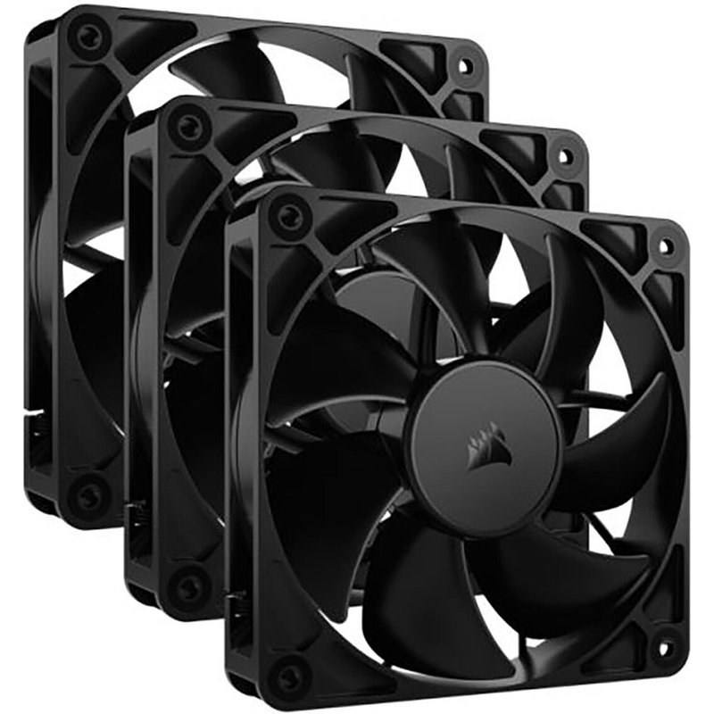 Pack de 3 ventilateurs PC Corsair RS120 120 mm noir