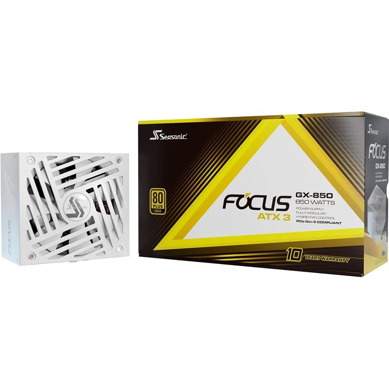 Seasonic FOCUS GX-850 ATX 3 (2024) - Blanc