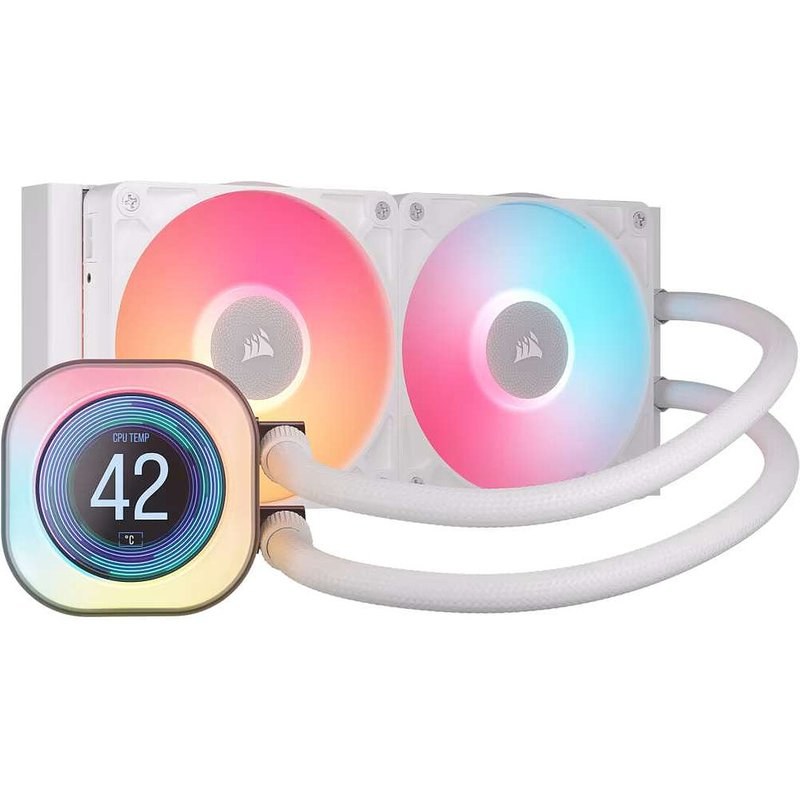 Corsair Titan 240 RX LCD RGB (Blanc)