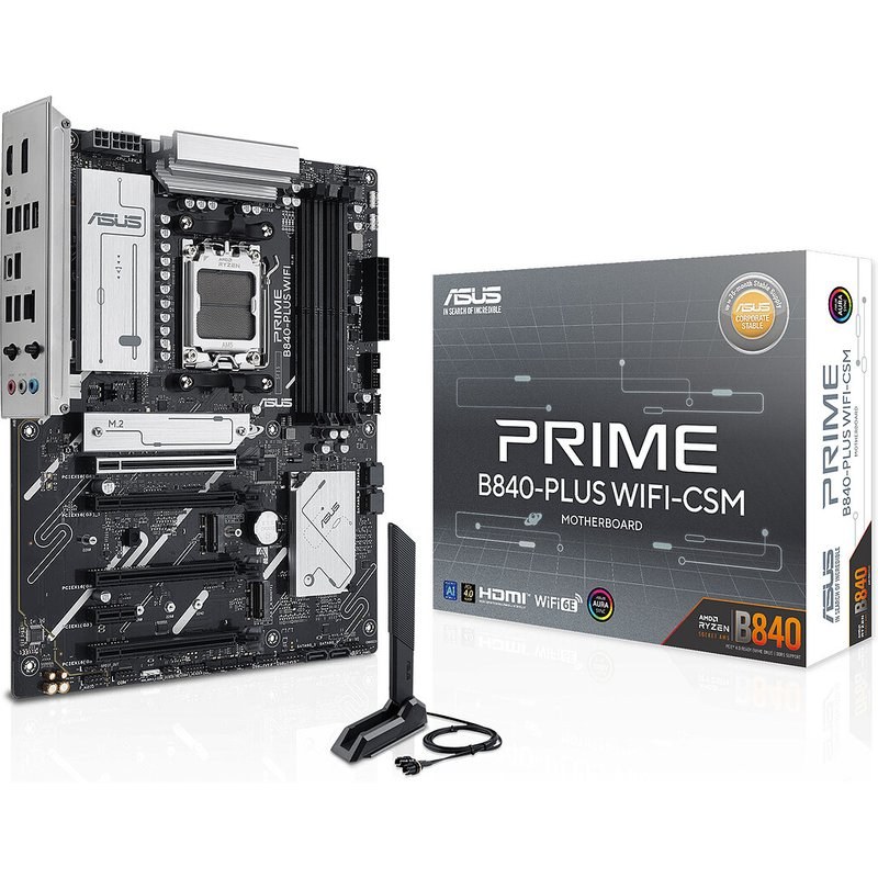 Carte mère ASUS PRIME AMD B840-PLUS Wi-Fi ATX Socket AM5 Chipset AMD B840