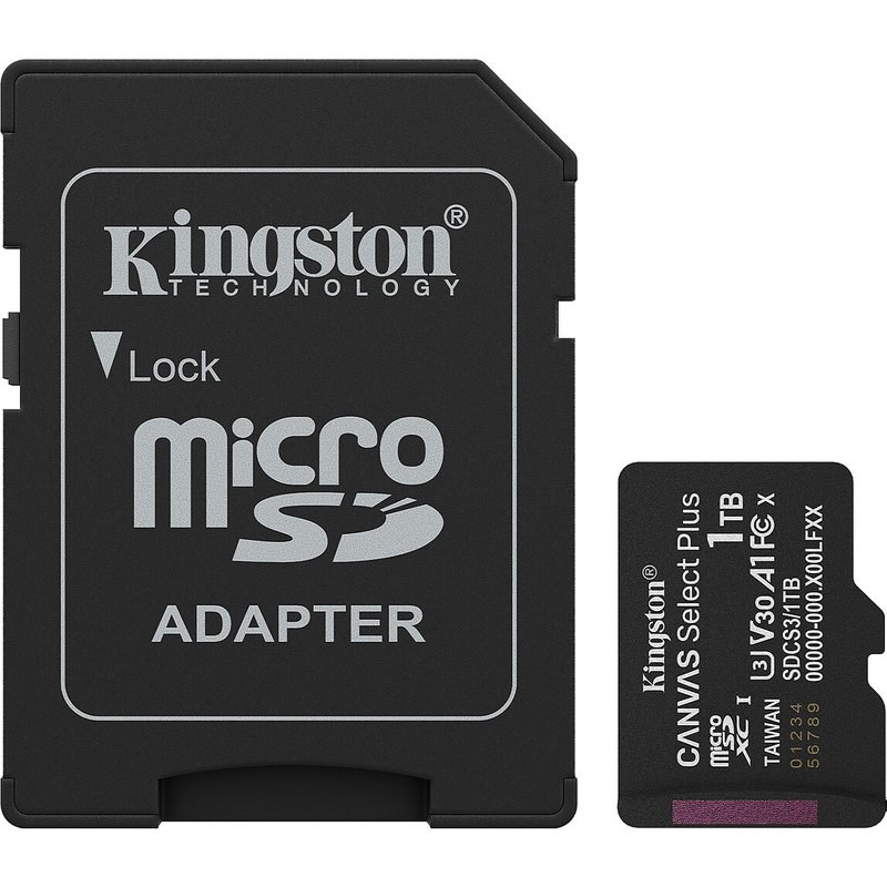 Kingston Canvas Select Plus SDCS3/1 To