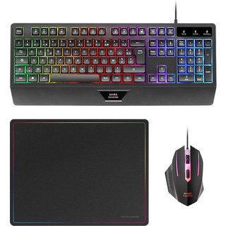 Mars Gaming Combo Gaming 3-en-1 MCP124 (Noir)