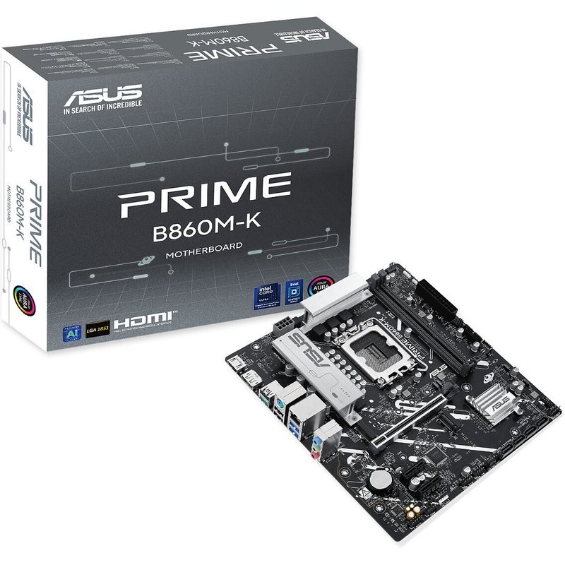 Carte mère ASUS PRIME B860M-K micro ATX Socket LGA1851 Chipset Intel B860