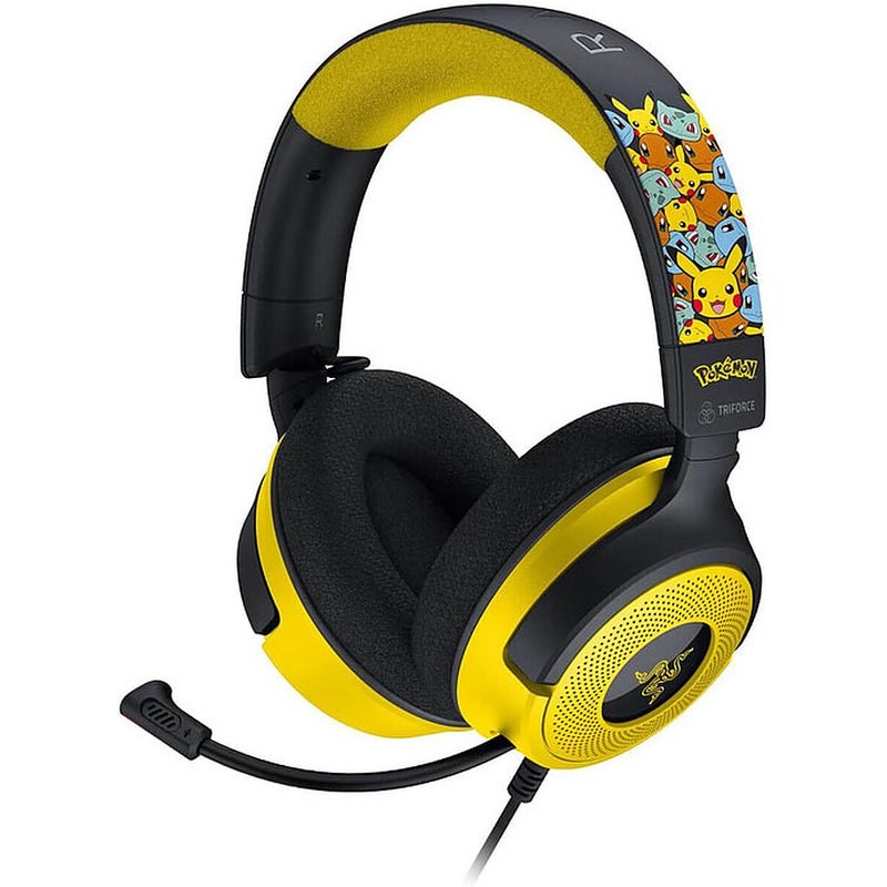 Casque PC Gaming filaire Razer Kraken V4 X Pokémon Kanto Starters Edition