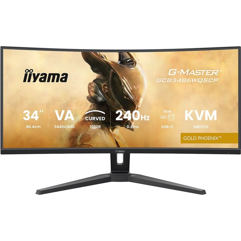 iiyama 34" LED - G-Master GCB3486WQSCP-B1 Gold Phoenix