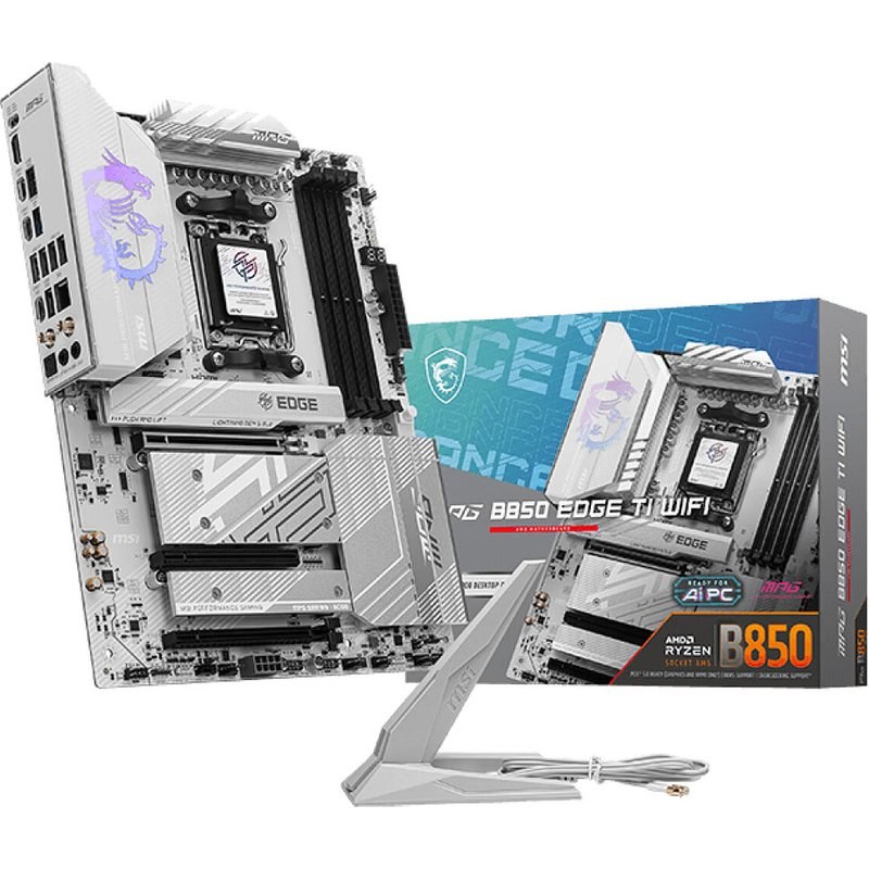 Carte mère MSI MPG B850 EDGE TI Wi-Fi ATX Socket AM5 Chipset AMD B850