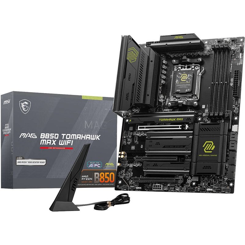 Carte mère MSI MAG B850 TOMAHAWK MAX Wi-Fi ATX Socket AM5 Chipset AMD B850