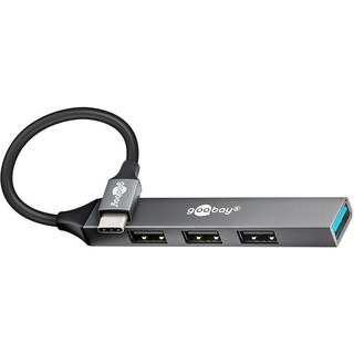 Goobay Hub Slim USB-C vers 4 ports USB