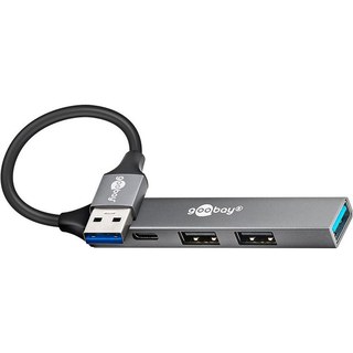 Goobay Hub Slim USB vers 4 ports USB