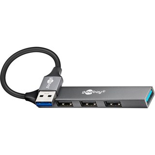 Goobay Hub Slim USB-A vers 4 ports USB