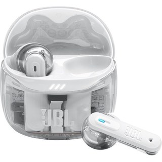JBL Tune Flex 2 Ghost Edition Blanc