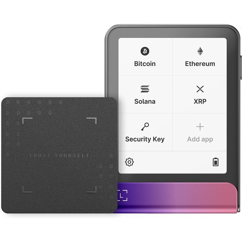 Ledger Flex avec Recovery Key Magenta Carminé