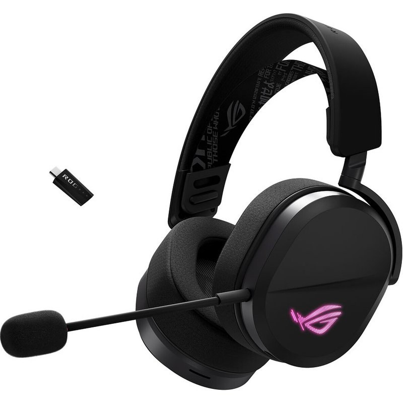 Casque PC gaming sans fil ASUS Rog Pelta RGB tri-mode Bluetooth Noir