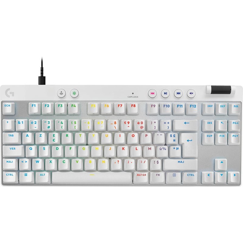 Logitech G Pro X TKL Rapid Linear (Blanc)
