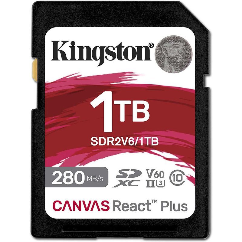 Kingston SD Canvas React Plus V60 SDR2V6/1 To