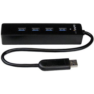 StarTech.com Hub USB 3.0 portable à 4 ports avec câble intégré