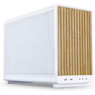 Lian Li A3-mATX (Blanc/Bois clair)
