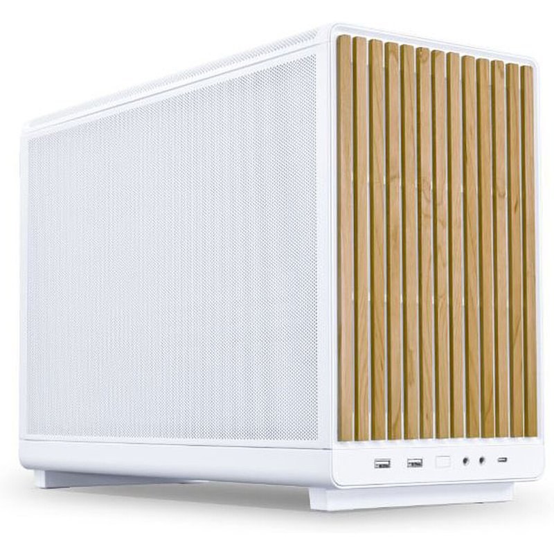 Lian Li A3-mATX (Blanc/Bois clair)