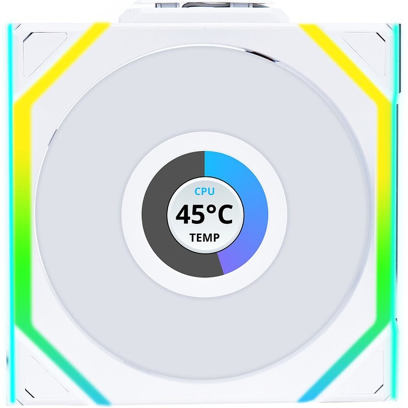 Lian Li Uni Fan SL Wireless LCD 120 (blanc)