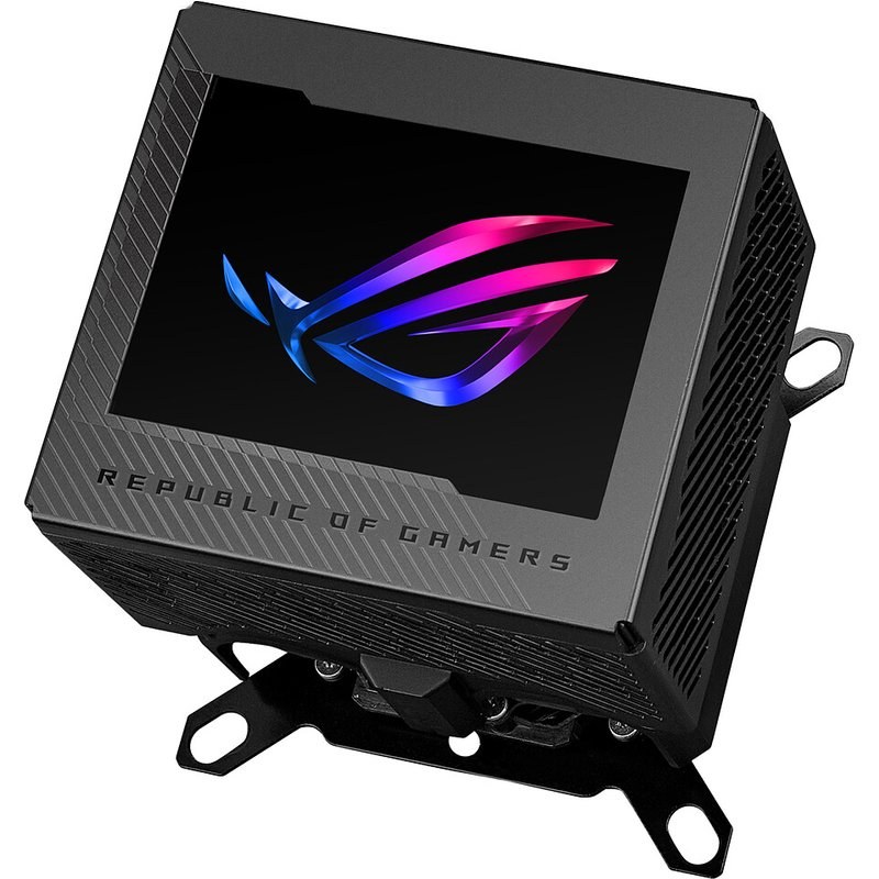 Waterblock CPU ASUS ROG RYUJIN III noir avec écran LCD couleur de 3,5"