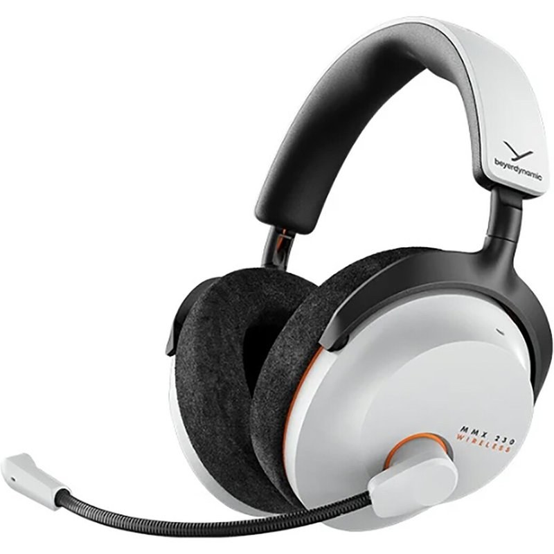beyerdynamic Casque Arceau Circum Aural Gaming Sans Fil Bluetooth Mmx 230 réduction Active Du Bruit Arctique
