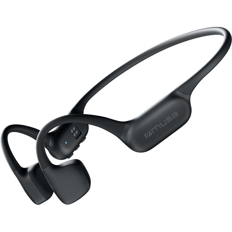 Casque audio sans fil à conduction osseuse avec lecteur MP3 Muse M-238 BC Bluetooth Noir