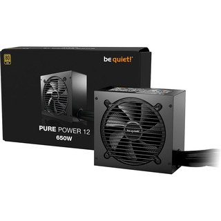 be quiet! Alimentation PC non modulaire Be Quiet Pure Power 12 650W 80 PLUS Gold Noir