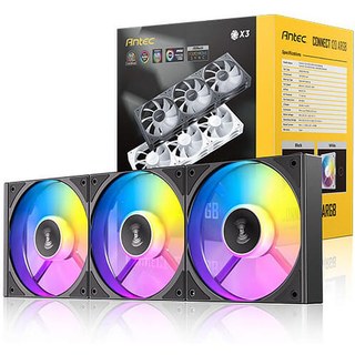 Antec Connect 120 ARGB Noir (X3)