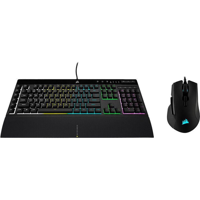 Corsair Gaming K55 RGB PRO + Corsair Ironclaw RGB