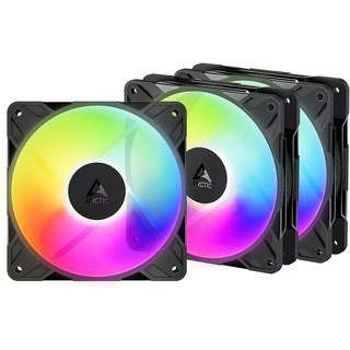 Arctic P12 Pro Reverse A-RGB (Noir) Pack de 3