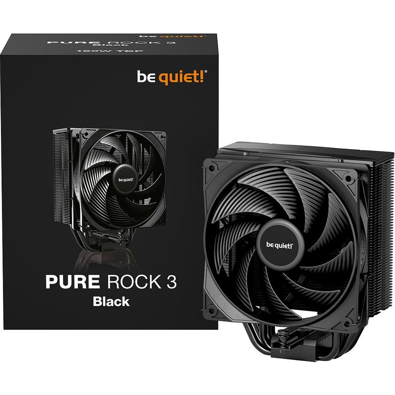 be quiet! Ventilateur Processeur Be Quiet Pure Rock 3 120 mm Noir pour bo+L57:L90