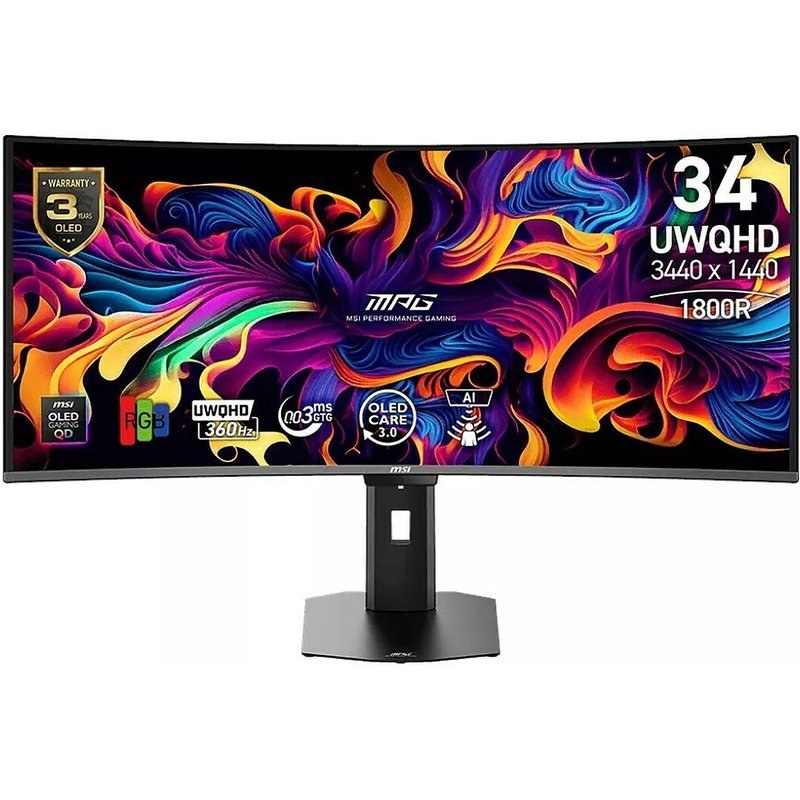 MSI 34" QD-OLED - MPG 341CQR QD-OLED X36