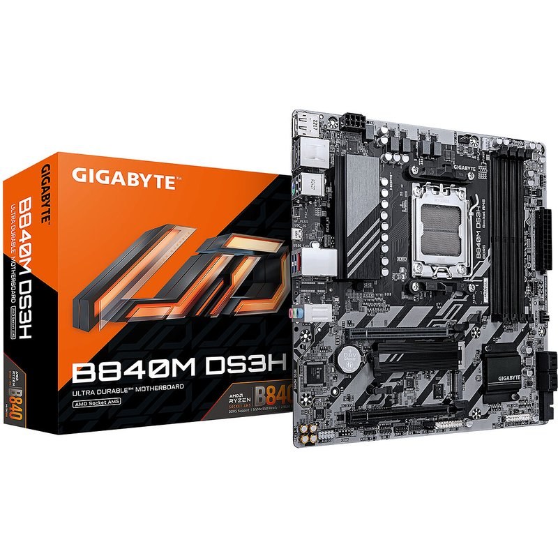 Carte mère Gigabyte B840M DS3H micro ATX Socket AM5 Chipset AMD B840