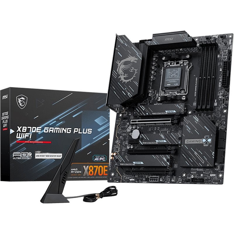 Carte mère MSI X870E GAMING PLUS Wi-Fi ATX Socket AM5 Chipset AMD X870E