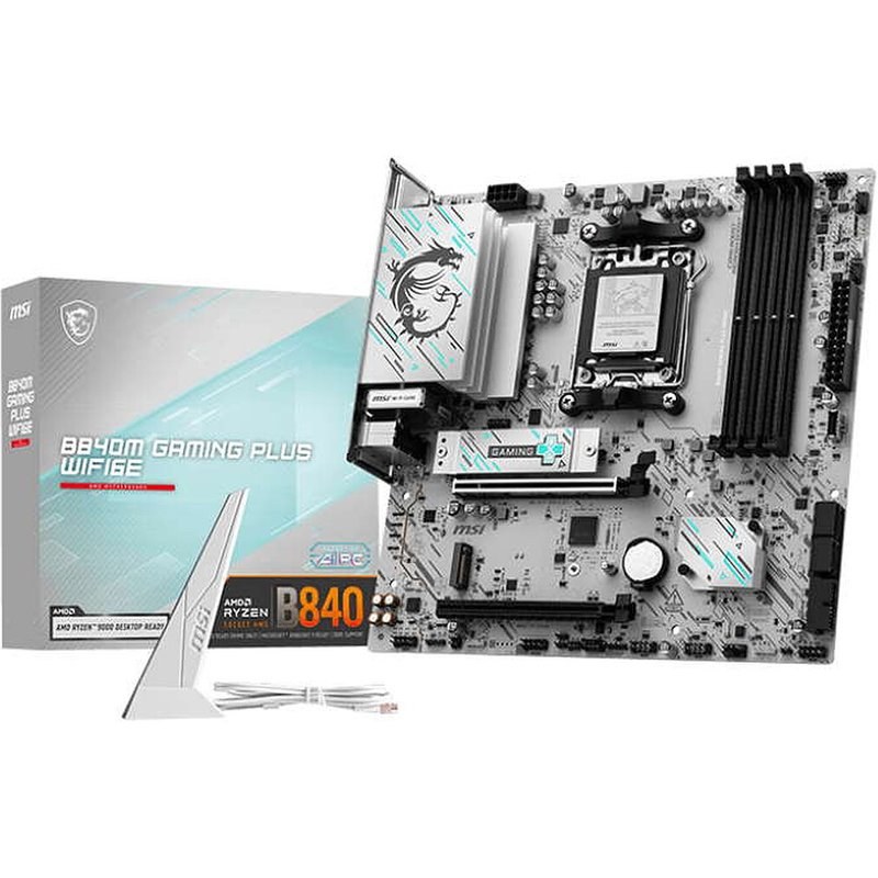 Carte mère MSI B840M GAMING PLUS WIFI6E micro ATX Socket AM5 Chipset AMD B840