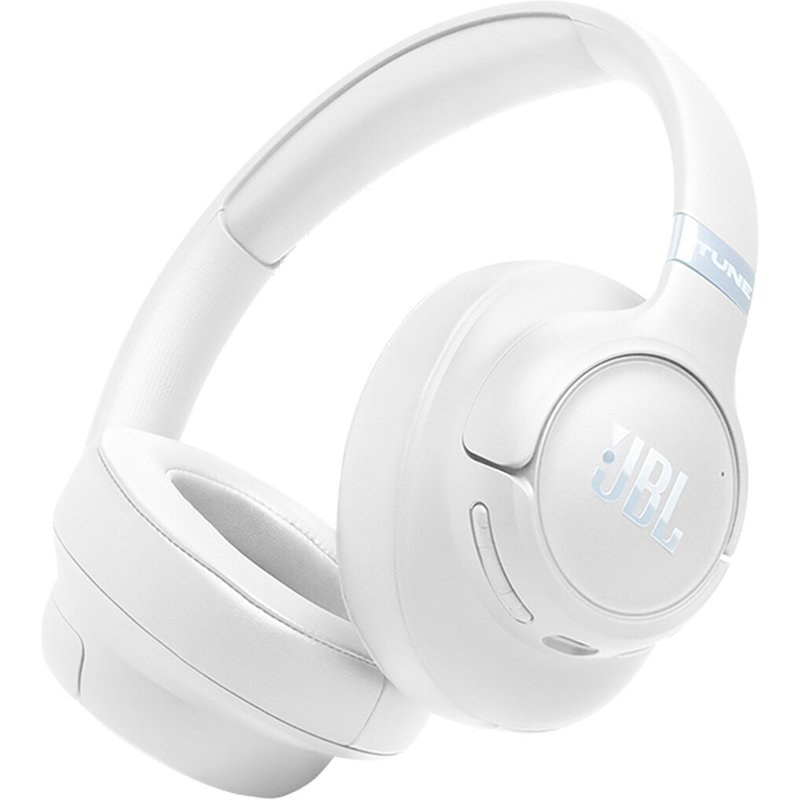 Casque circum-auriculaire sans fil JBL Tune 780NC Bluetooth avec réduction active du bruit Blanc