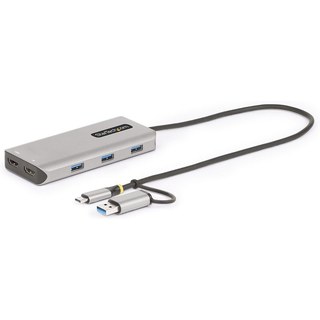 StarTech.com Adaptateur multiport USB-C avec Dual HDMI - Hub USB 3 ports (167B)