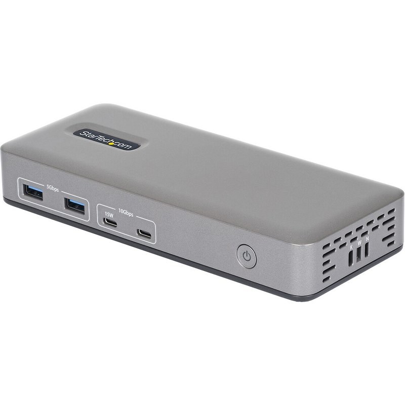 StarTech.com Station Accueil USB-C 3.1 Double Écran HDMI 4K 60 Hz - RJ45 - Hub 4X USB-A + 3X USB-C et Power Delivery 100W