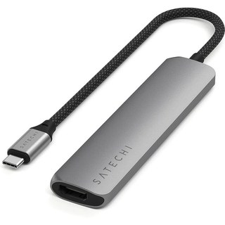 SATECHI Multiports USB-C Slim 6-en-1 (Gris)