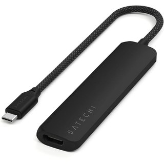 SATECHI Multiports USB-C Slim 6-en-1 (Noir)
