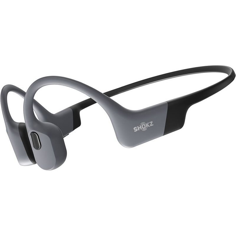 Casque de sport à conduction osseuse sans fil Shokz OpenSwim Pro avec réduction active du bruit Gris