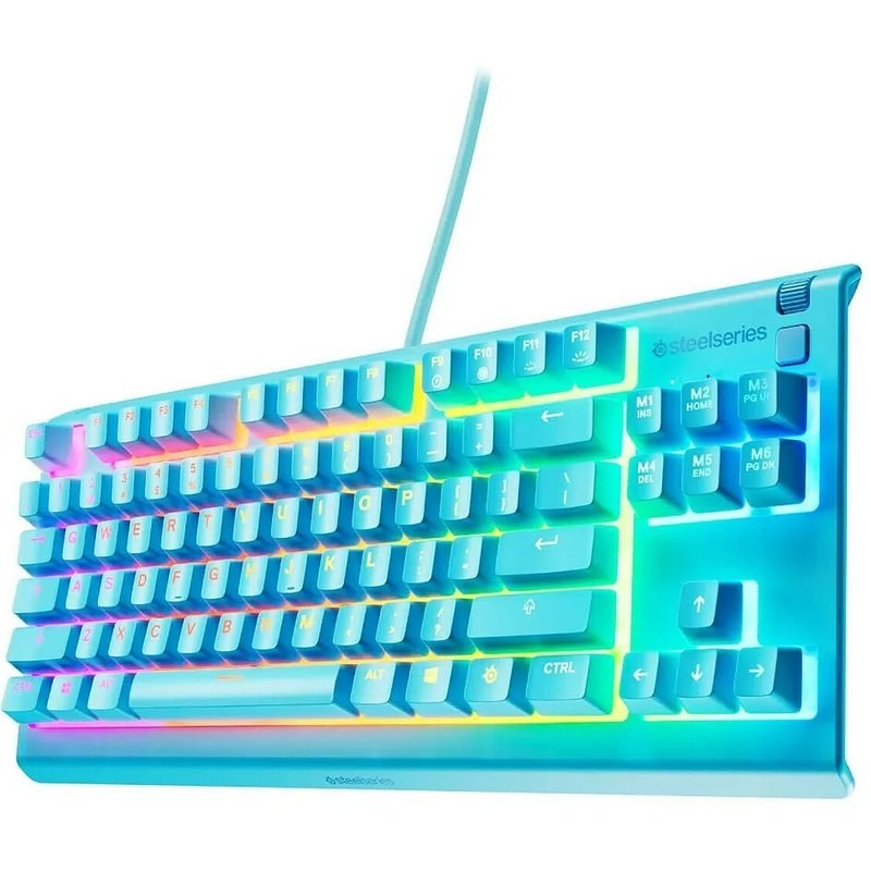 SteelSeries Gaming filaire Apex 3 TKL Bleu Aqua
