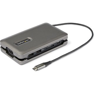 StarTech.com Adaptateur multiport USB-C vers HDMI 4K 60 Hz, Hub USB 2 ports, SD/microSD